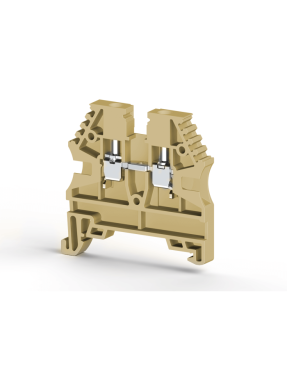 MOLWEX DC10-01P-18-23A(H) 10MM VİDALI 1 GİRİŞ-1 ÇIKIŞ KLEMENS BEJ