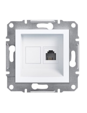 Schneider Asfora Beyaz Tekli RJ11 Telefon Prizi Çerçevesiz - EPH4170121