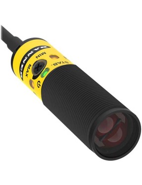 Banner 42160 S18-2VNDL-2M Fotoelektrik Sensör, Cisimden Yansımalı ,750mm algılama, M18 Silindirik Gövde, NPN, 2m. Kablolu