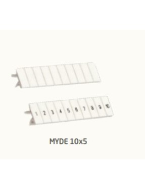 Molwex MLWX 071 075 MYDE 10X5 (-) 10x5 Baskılı Klemens Etiketi