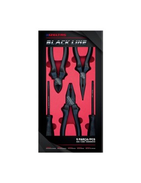 İzeltaş 13000005133 İzoleli Siyah Set 5 Parça Black Line