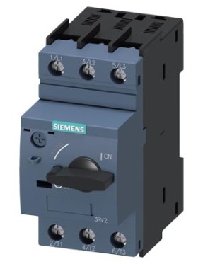 Siemens 3RV2021-4DA10 18-25A S0 Boy Motor Koruma Şalteri Tepki Akımı 325A Vida Bağlantılı 55kA