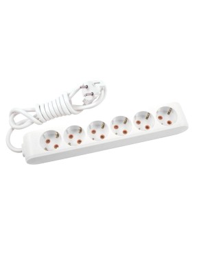 Viko 90113605 Grup Priz 6'lı 5 Metre Çocuk Korumalı Beyaz