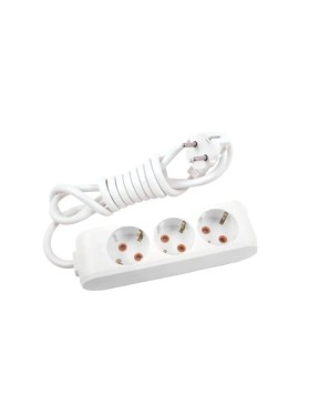Viko 90117302 Grup Priz 3'lü 2 Metre Anahtarlı Çocuk Korumalı Beyaz