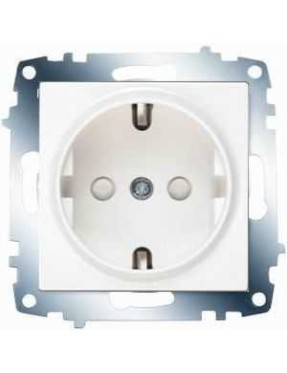 Viko 90967008 K/M Beyaz Topraklı Priz Mekanizması + D/K