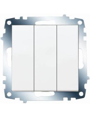 Viko 90967068 K/M Beyaz Üçlü Anahtar Mekanizma +D/K