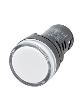 Tork AD16DS-220B 220V AC 22mm Beyaz Led Sinyal Lambası