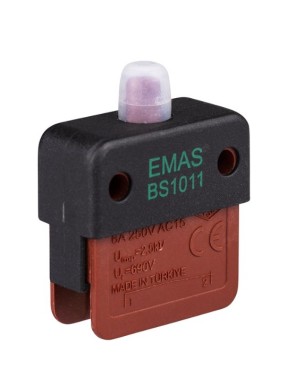 Emas BS1011E Ani Hareketli 1NC Etanjlı BS Serisi Buton Switch