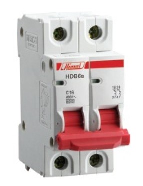 Himel HDB3WHN2C10 2 Kutup 6kA C Tipi 10A Otomatik Sigorta