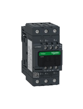 Schneider LC1D65ABD TeSys D 65 A 30 kW 24V DC Kontaktör 3 Kutuplu 1NO+1NC AC-3