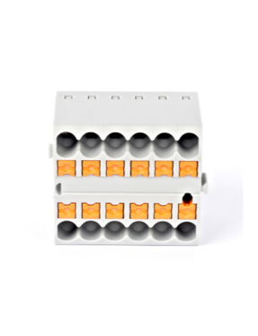 Molwex 171 040 DPD2.5-12P Yaylı, 12x2,5 mm2 Dağıtıcı Blok Gri