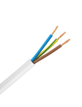 Taş TTR 3X0,75 Beyaz H05VV-F Kablo