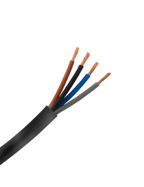 Taş TTR 4X0,75 Siyah H05VV-F Kablo