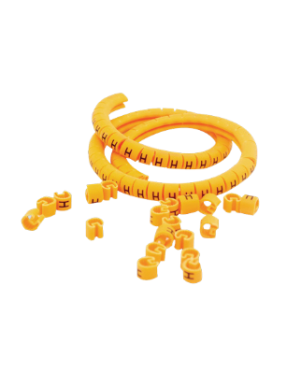 Molwex 015 081 1.5-2.5mm2 Kablo Etiketi Sarı (U) Boy CME 2