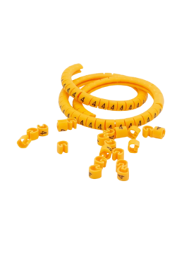 Molwex 015 093 4-6mm2 Kablo Etiketi Sarı (4) Boy CME 3