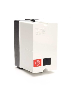 Emas HJ12X09UD HJ Serisi 9A 220-230V/50-60HZ Start ve Reset Butonlu 0,42-0,63A Termikli Kutulu Kontaktör
