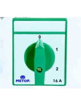 METOP MT033 25A 1 Fazlı 3 Kademeli Seçici (Toplamalı Şalter)