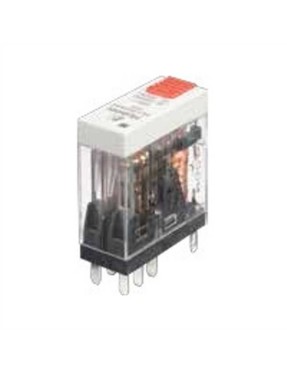 Molwex 060 090 MLX-S212DC 2CO 5A 12VDC LED Test Butonlu Slim Röle