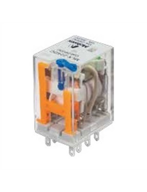 Molwex 060 042 MLX-224DC 2CO 10A 24VDC LED Test Butonlu Röle