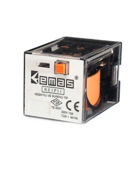 Emas RE1P11AC048 RE1 48VAC 3 Kontak 3 Kontak 11 Pin Endüstriyel Röle