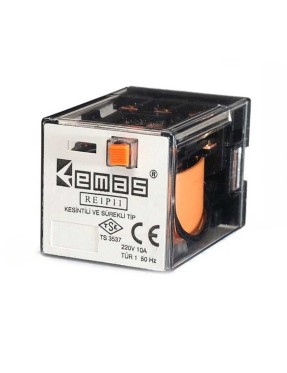 Emas RE1P11AC012 RE1 12VAC 3 Kontak 3 Kontak 11 Pin Endüstriyel Röle