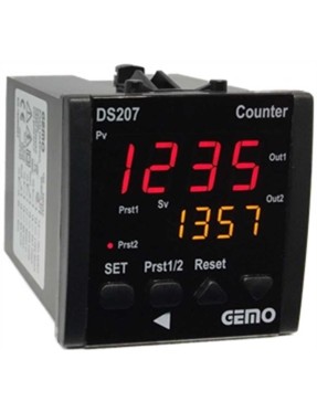 Gemo DS207-24V 4 Haneli Sayıcı