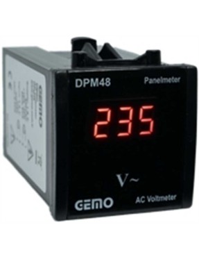 Gemo DPM48-VAC500 Panel Tipi Dijital AC Voltmetre