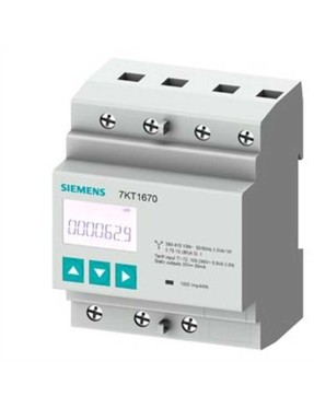 Siemens 7Kt1665 7Kt Pac1600 Enerji Ölçer Trifaze 80A Modbus Rtu Haberleşme Fonksiyonlu