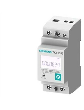 Siemens 7Kt1651 7Kt Pac1600 Enerji Ölçer Monofaze 63A Modbus Rtu Haberleşme Fonksiyonlu