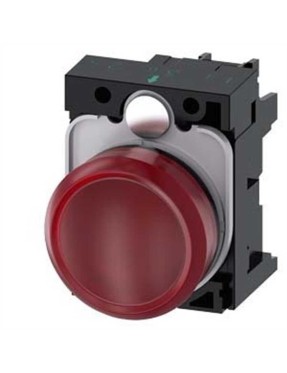 Siemens 3Su1102 6Aa20 1Aa0 Sirius Act Plastik Komple Sinyal Lambalar Kırmızı 24 Ac Dc