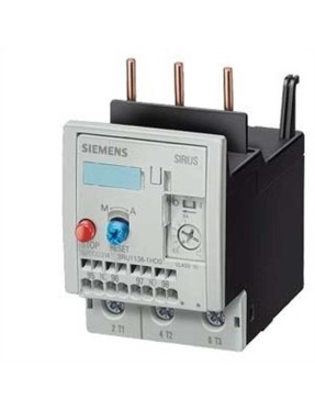 Siemens 3RU1136-4DD0 Sirius Termik Röle Faz Korumalı 60ºc Pano İçi Sıcaklığa Uygun El Otomatik Konumlu 1No 1 Kontaktör Geçmeli