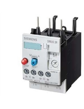 Siemens 3RU1126-1KB0 Sirius Termik Röle- Faz Korumalı- 60ºc Pano İçi Sıcaklığa Uygun- El-Otomatik Konumlu- 1 Kontaktör Geçmeli