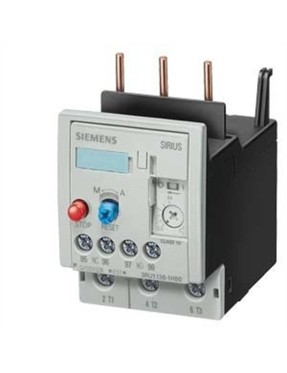 Siemens 3RU1136-4FB0 Sirius Termik Röle- Faz Korumalı- 60ºc Pano İçi Sıcaklığa Uygun- El-Otomatik Konumlu- 1 Kontaktör Geçmeli