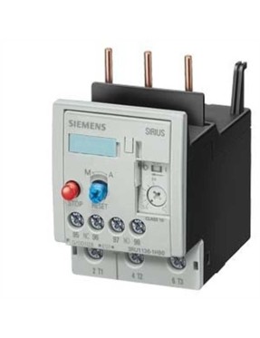 Siemens 3RU1136-4GB0 Sirius Termik Röle- Faz Korumalı- 60ºc Pano İçi Sıcaklığa Uygun- El-Otomatik Konumlu- 1 Kontaktör Geçmeli