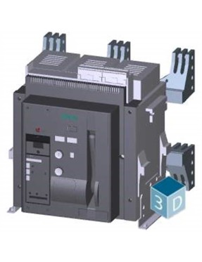 Siemens 3WT8402-5UA71-0AA2 Açık Tip Güç Şalterleri Çekmeceli Tip 4000A 66Ka 2No 2Nc Kontaklı