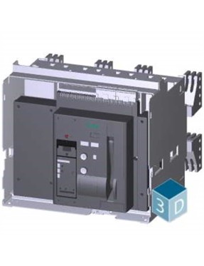 Siemens 3Wt8406-5Ua75-5Ab2 Açık Tip Güç Şalterleri 4 Ktp 4000A 66Ka 2No 2Nc 2Env Kontaklı