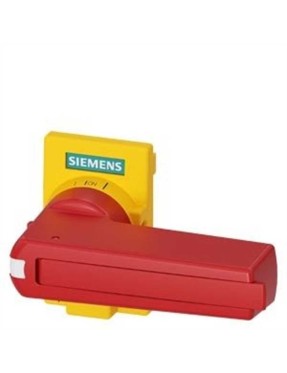 Siemens 3KD9201-2 3Kd Tipi Sigortasız Yük Kesici Aksesuarları Tahrik Kolu Standart Tip Sarı Kırmızı Boy