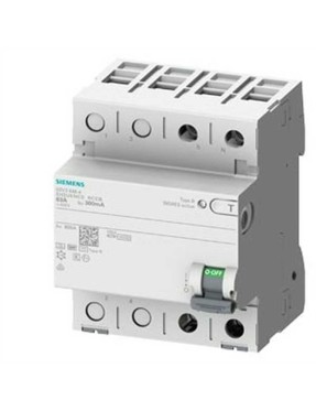 Siemens 5SV3321-4 B Tipi Monofaze Siquence Serisi Kaçak Akım Rölesi 30mA 16A 230V 1 Faz+N
