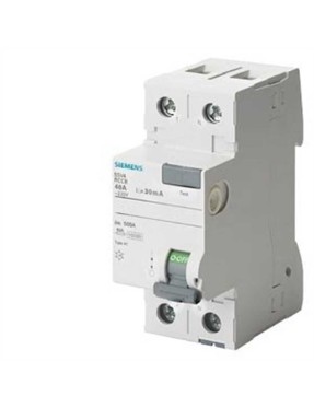 Siemens 5SV4612-0 AC Tipi Monofaze Kaçak Akım Rölesi 300mA 25A 230V 1 Faz+N