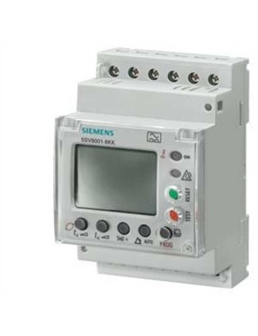 Siemens 5SV8001-6KK Digital Kaçak Akım Koruma Kombinasyonu Açtırma Rölesi