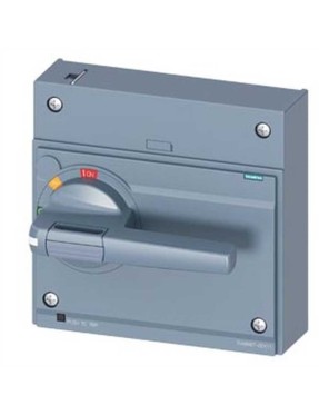 Siemens 3VA9687-0EK11 3Va Serisi Kompakt Güç Şalteri Aksesuarı, Önden Tahrik Mekanizması, Komple, (Kapı Oyma Çerçevesi Ve Pano Kapakpağına Montaj İçin), 3Va25 (800A, 1000A), Standart, Gri