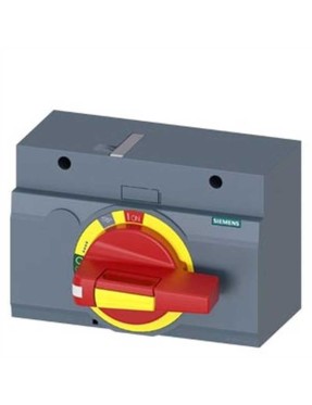 Siemens 3VA9467-0EK15 3Va Serisi Kompakt Güç Şalteri Aksesuarı- Önden Tahrik Mekanizması, Komple- 3Va2: 400A, 630A- Aydınlatmalı, Gri
