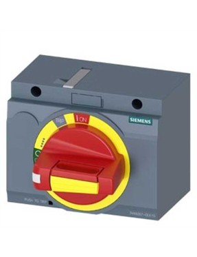 Siemens 3VA9267-0EK15 3Va Serisi Kompakt Güç Şalteri Aksesuarı- Önden Tahrik Mekanizması, Komple- 3Va2: 100,160,250A- Aydınlatmalı, Gri