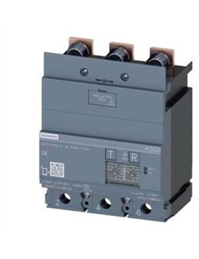Siemens 3VA9213-0RL20 Sentron 3Va Kapak Akım Koruma Cihazları 3Va12 Alta Montajlı Trip Ünitesi Altı 3 Kutup