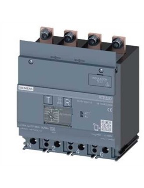 Siemens 3VA9114-0RL10 Sentron 3Va Kapak Akım Koruma Cihazları 3Va1 Alta Montajlı Trip Ünitesi Altı 4 Kutuplu