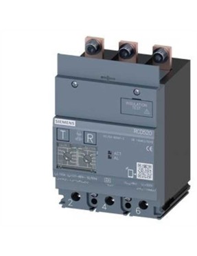 Siemens 3VA9113-0RL20 Sentron 3Va Kapak Akım Koruma Cihazları 3Va1 Alta Montajlı Trip Ünitesi Altı 3 Kutuplu