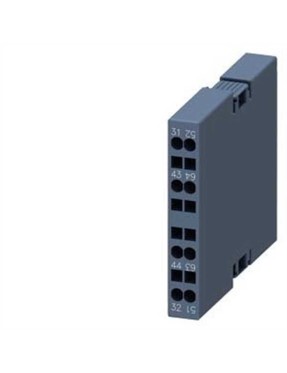 Siemens 3RH2921-2DA11 3RT2 ve 3RH2 Kontaktörleri̇ İçin Yardımcı Kontak Bloğu 1NO+1NC Yandan Montaj Yaylı