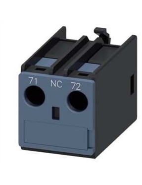 Siemens 3RH2911-1AA01 3RT2 ve 3RH2 Kontaktörleri̇ İçin Yardımcı Kontak Bloğu 1NC Ön Taraftan Montaj Vidalı