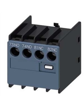 Siemens 3RH2911-1LA11 3RT2 ve 3RH2 Kontaktörleri̇ İçin Yardımcı Kontak Bloğu 1NO+1NC Ön Taraftan Montaj Vidalı Üstten Kablo Girişi