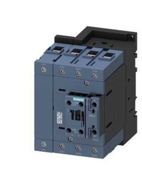 Siemens Sirius Kontaktör 3RT2346-1AP00 140A 230VAC Şebeke Gerilimi 400V 1NO+1NC Vida Bağlantılı S3 Boy 4 Kutuplu AC-1